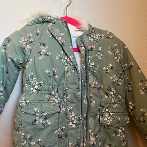 The Children's Place Sage Floral Coat